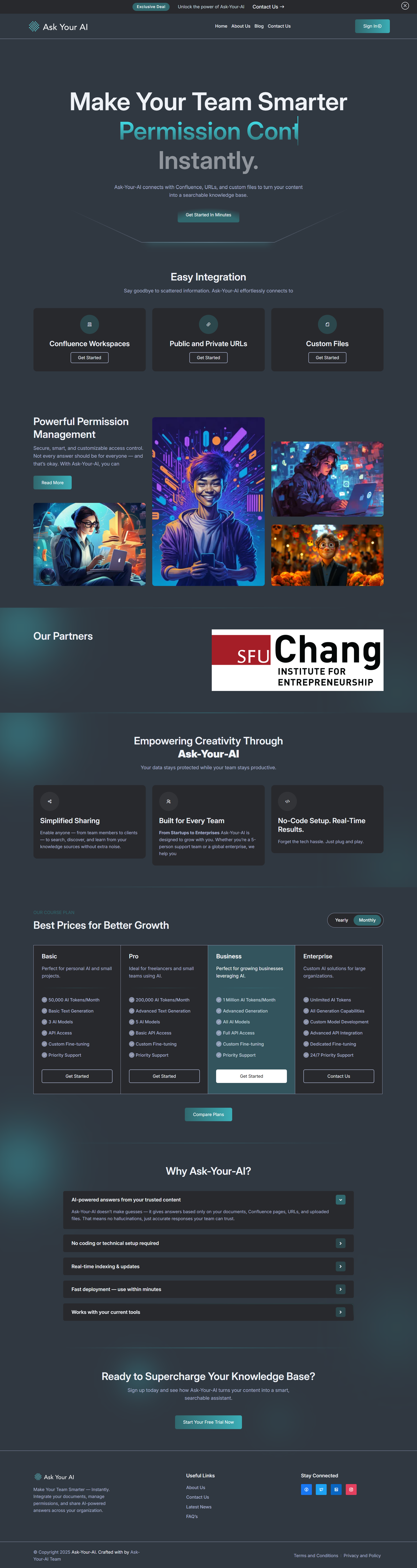AskAI Chatbot Platform