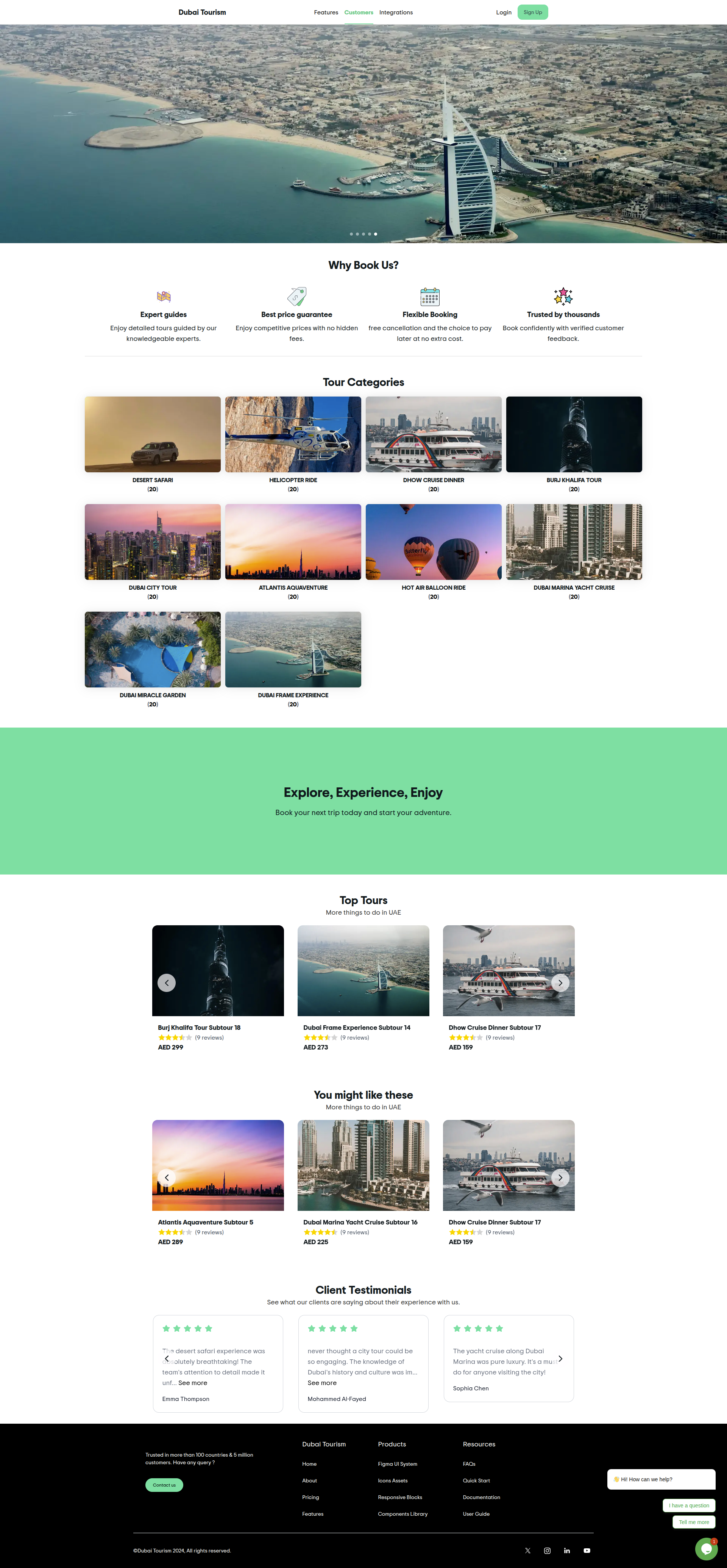 Dubai Tours Platform